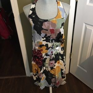Perfect Missoni silk floral sequin floral dress